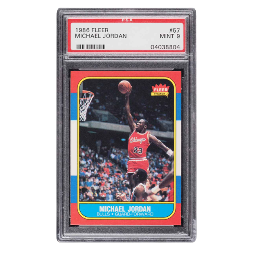 Fleer - 1986 Michael Jordan RC #57 PSA 9
